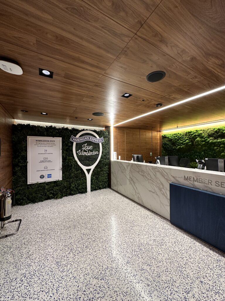 AMEX Centurion lounge